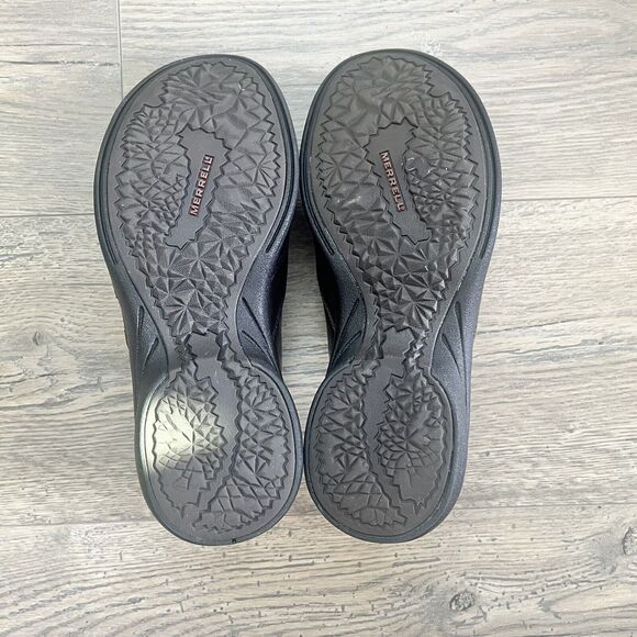 Merrell Captiva Women's Size 8 Shoes Brown Leather Slip On Comfort Loafers - Picture 7 of 8